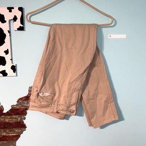 Khaki Rockstar Super Skinny Jeans